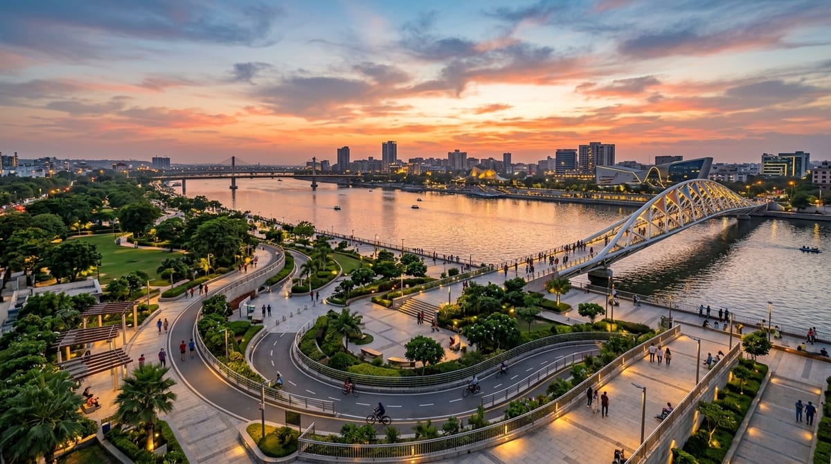 Riverfront Urban Development in Ahmedabad